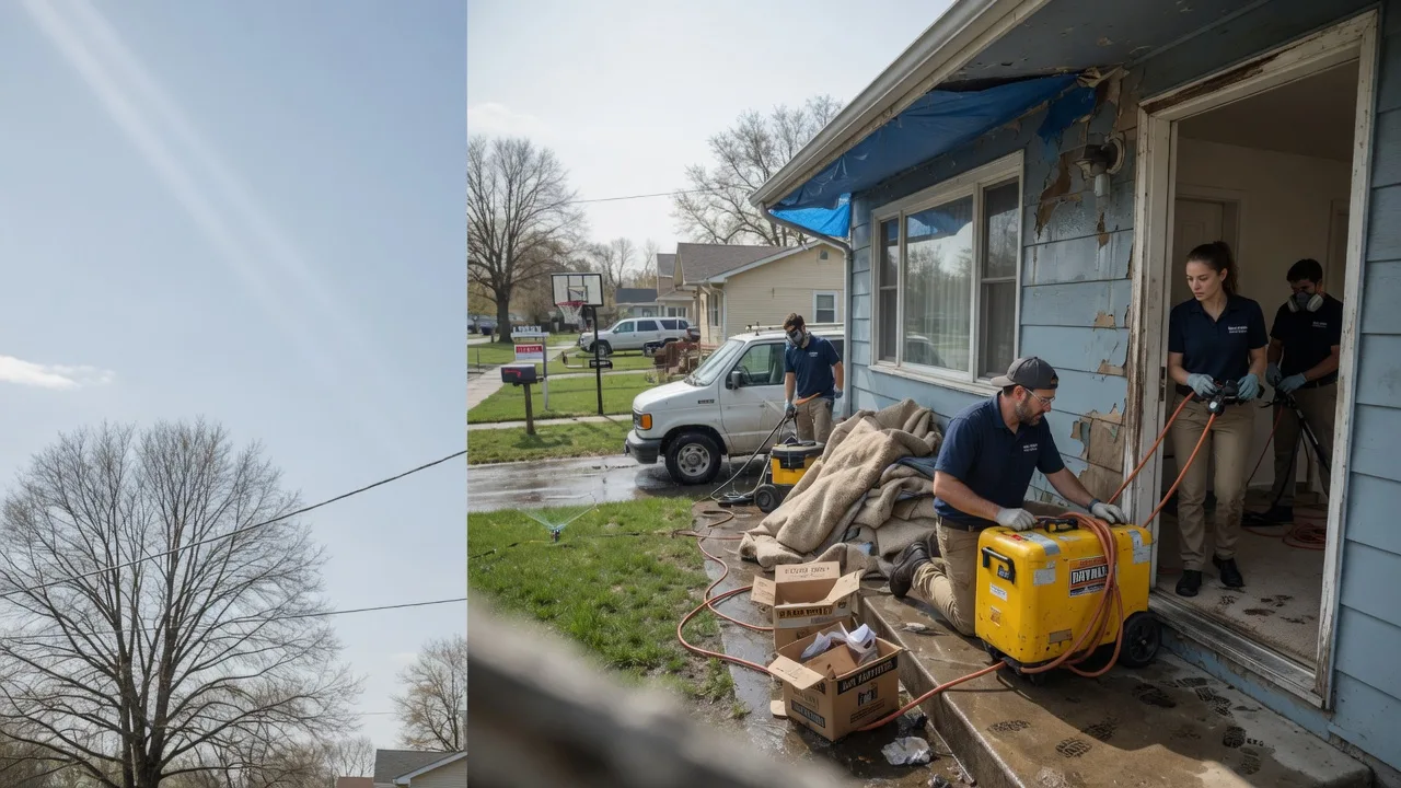 Basement Flood Cleanup in Wooton, KY near me